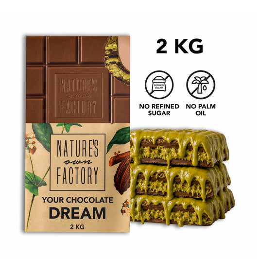 Milk Chocolate with Pistachio (2Kg)