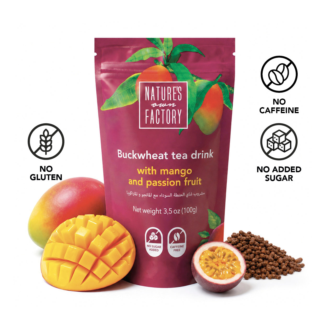 Buckwheat Tea With Mango & Passion Fruit