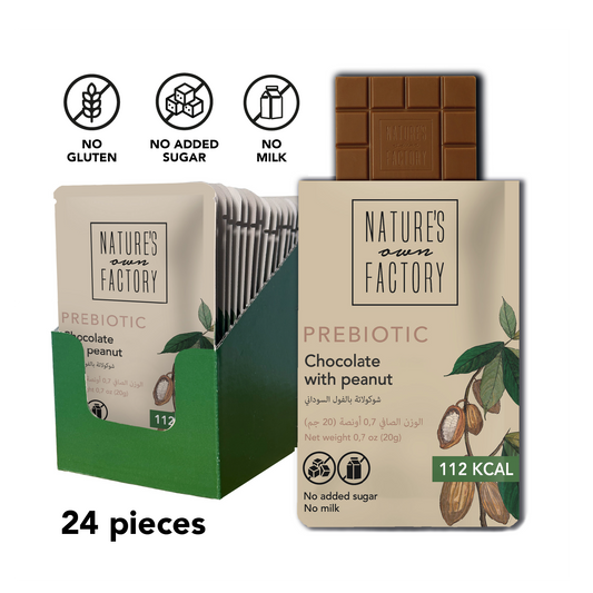Prebiotic Chocolate with Peanuts x 24 packs