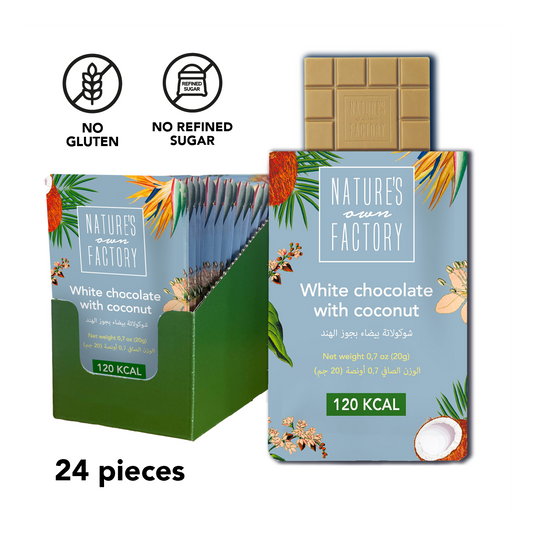 White Chocolate with Coconut x 24 packs