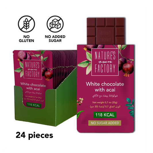 White Chocolate with Acai x 24 Packs