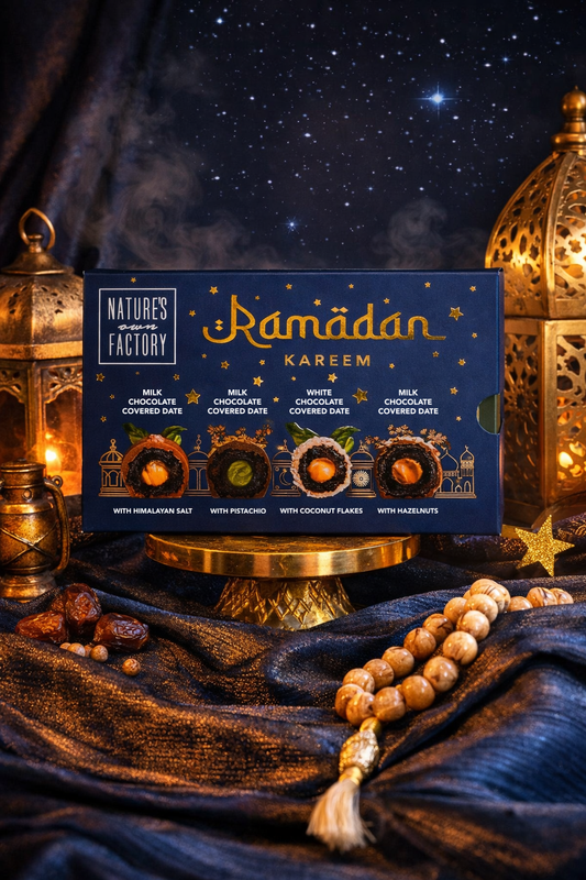 Ramadan Limited Edition Assorted Chocolate Covered Dates - 4x30gr