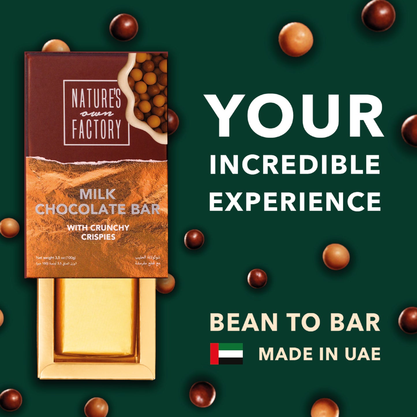 Milk Chocolate Bar with Crunchy Crispies