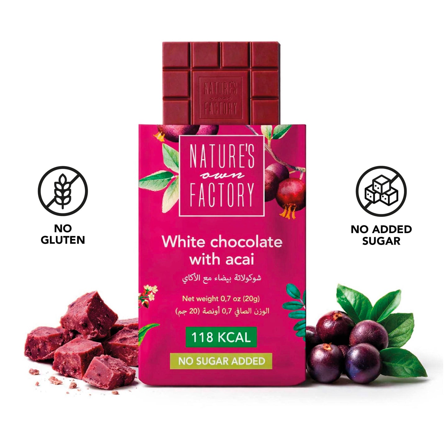 White Chocolate With Acai