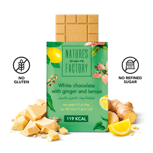 White Chocolate with Ginger & Lemon
