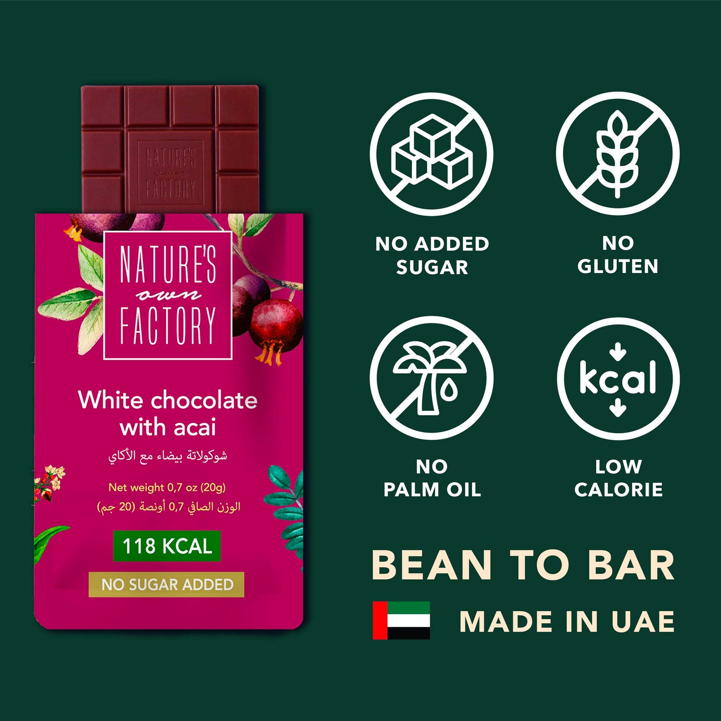 White Chocolate With Acai
